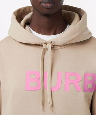 Burberry Womens Horseferry Print Cotton Oversized Hoodie 20238411 1
