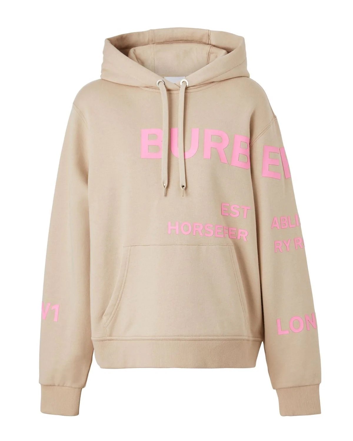 Burberry Women's Horseferry Print Cotton Oversized Hoodie-20238411