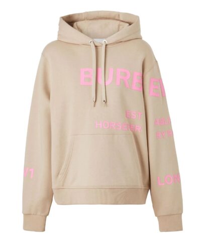 Burberry Women's Horseferry Print Cotton Oversized Hoodie-20238412
