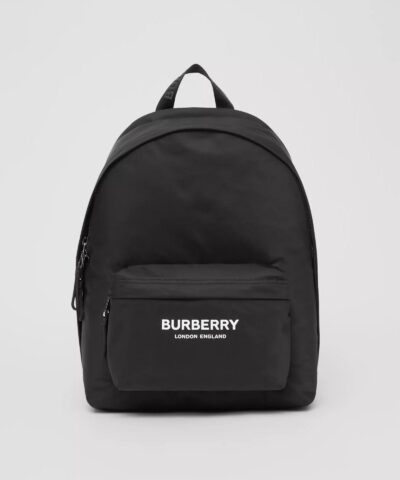 Burberry Women's Logo Print Nylon Backpack-20241394