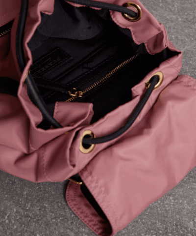 Buryerry Medium Rucksack in Technical Nylon and Leather 20225683 3