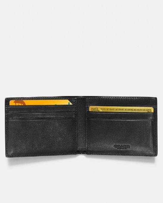 Alternative view of COACH 75308 Men's Varsity Stripe Slim Leather Wallet