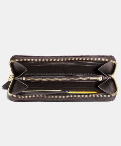 Coach Accordion Zip Wallet In Signature Jacquard 20223801 1