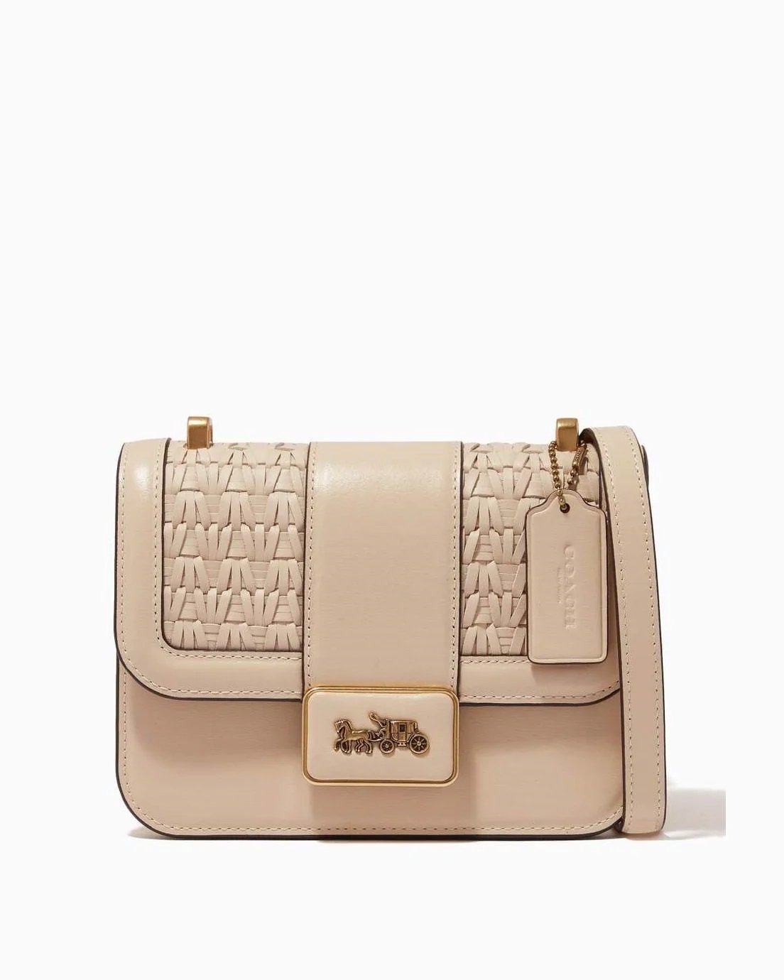 Coach Alie Shoulder Bag 18 With Weaving-20253410