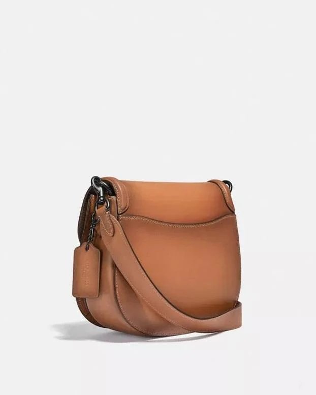 Alternative view of Coach Beat Saddle Bag, Pewter/Natural