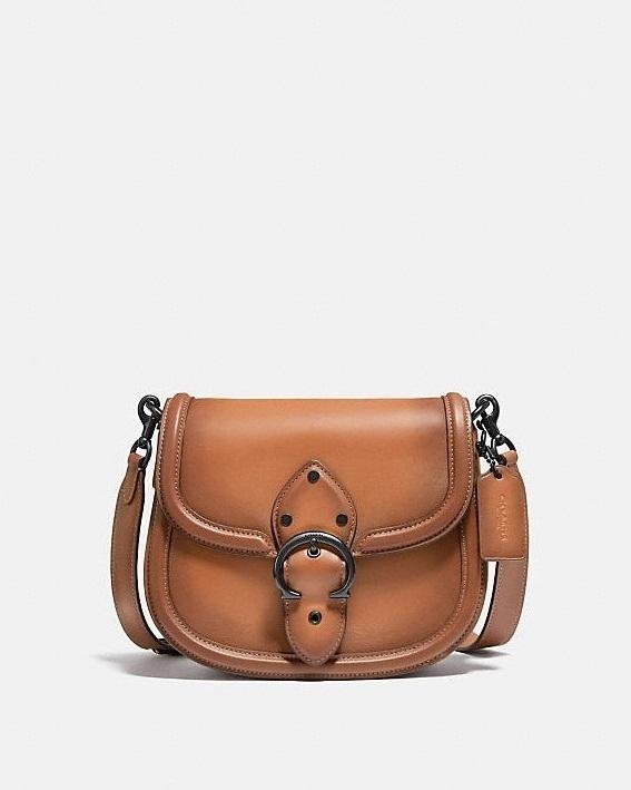 Coach Beat Saddle Bag, Pewter/Natural-20253291
