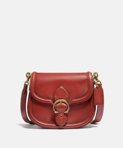 Coach Beat Saddle Bag, Red Sand-20253303