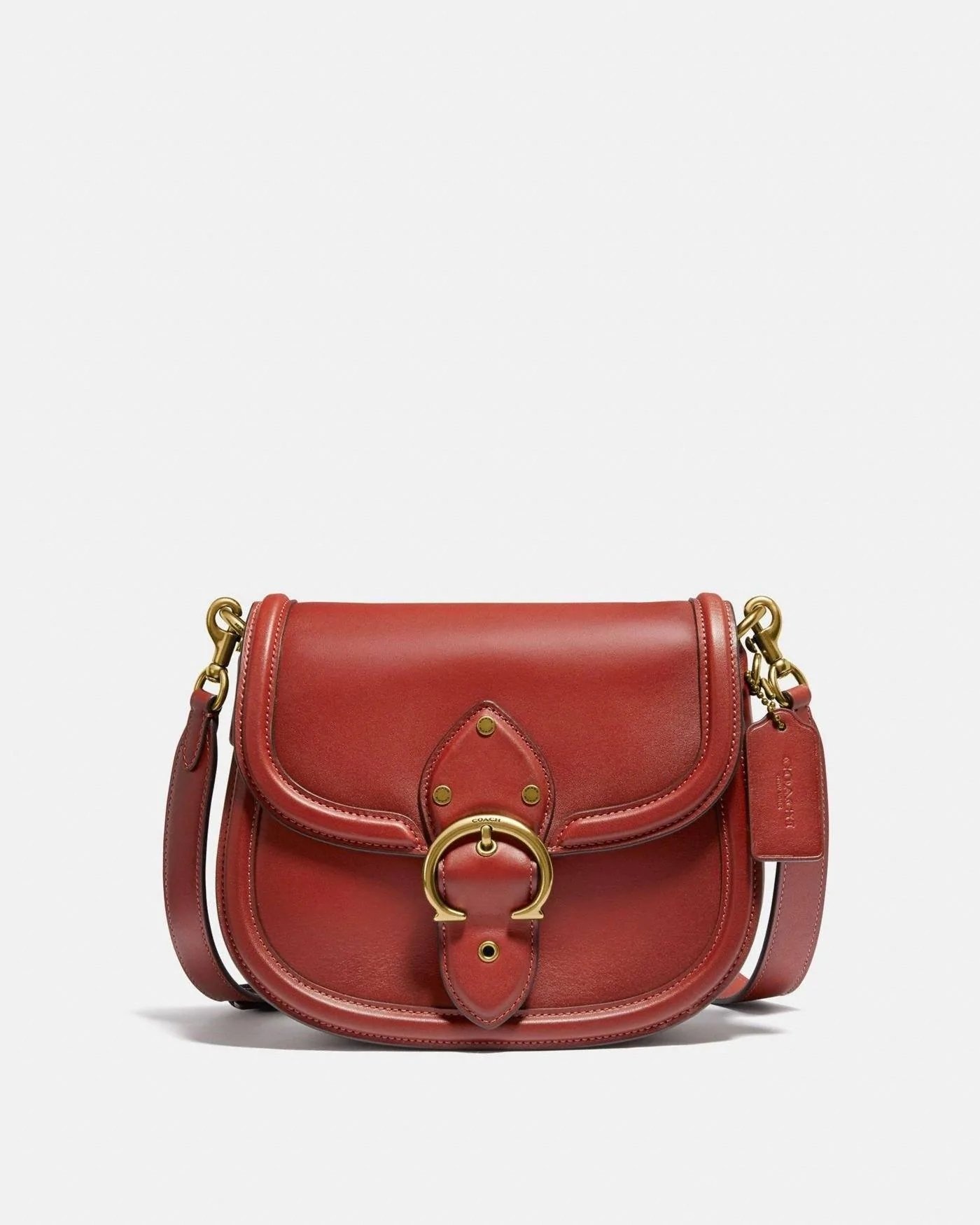 Coach Beat Saddle Bag, Red Sand-20253303