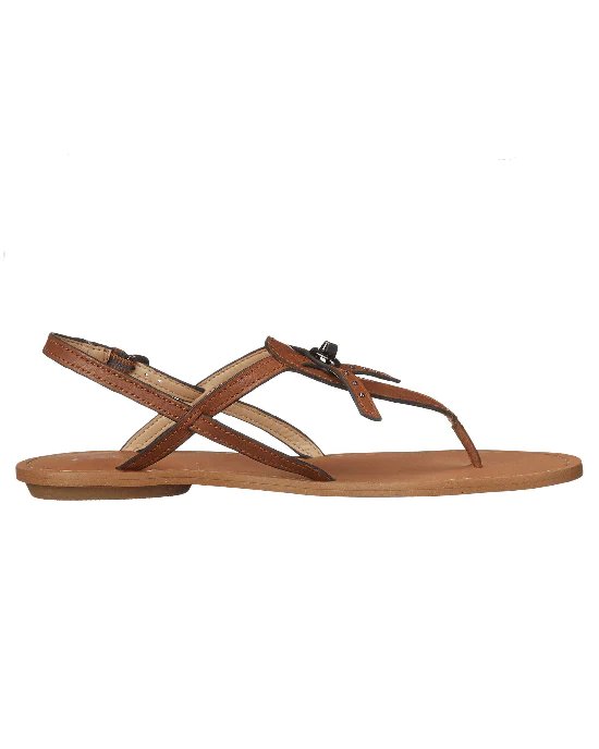 Alternative view of Coach Camara Flats Leather T-Strap Thong Sandals