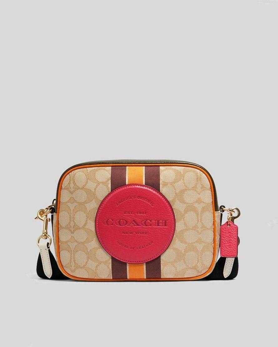 Alternative view of Coach Dempsey Camera Bag In Signature Jacquard With Stripe And Coach Patch