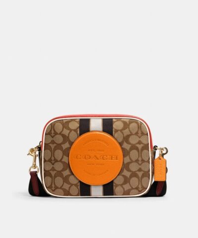 Coach Dempsey Camera Bag In Signature Jacquard With Stripe And Coach Patch-20257411