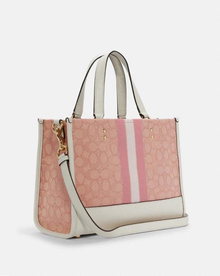 Alternative view of Coach Dempsey Carryall In Signature Jacquard With Coach Patch And Heart Charm