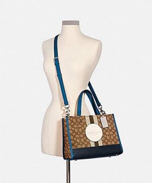 Coach Dempsey Carryall In Signature Jacquard With Stripe And Coach Patch 20257402 5