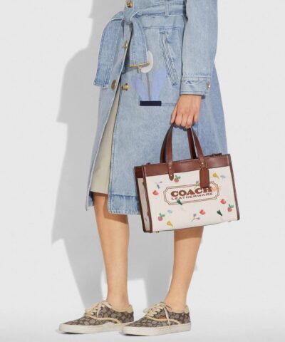 Coach Field Tote 30 With Garden Embroidery Coach Badge 20254038 1
