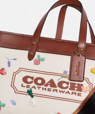 Coach Field Tote 30 With Garden Embroidery Coach Badge 20254038 2