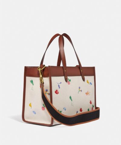 Coach Field Tote 30 With Garden Embroidery Coach Badge 20254038 3