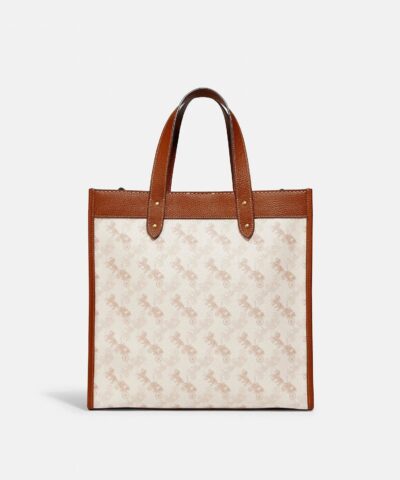 Coach Field Tote With Horse And Carriage Print And Carriage Badge 20243319 4