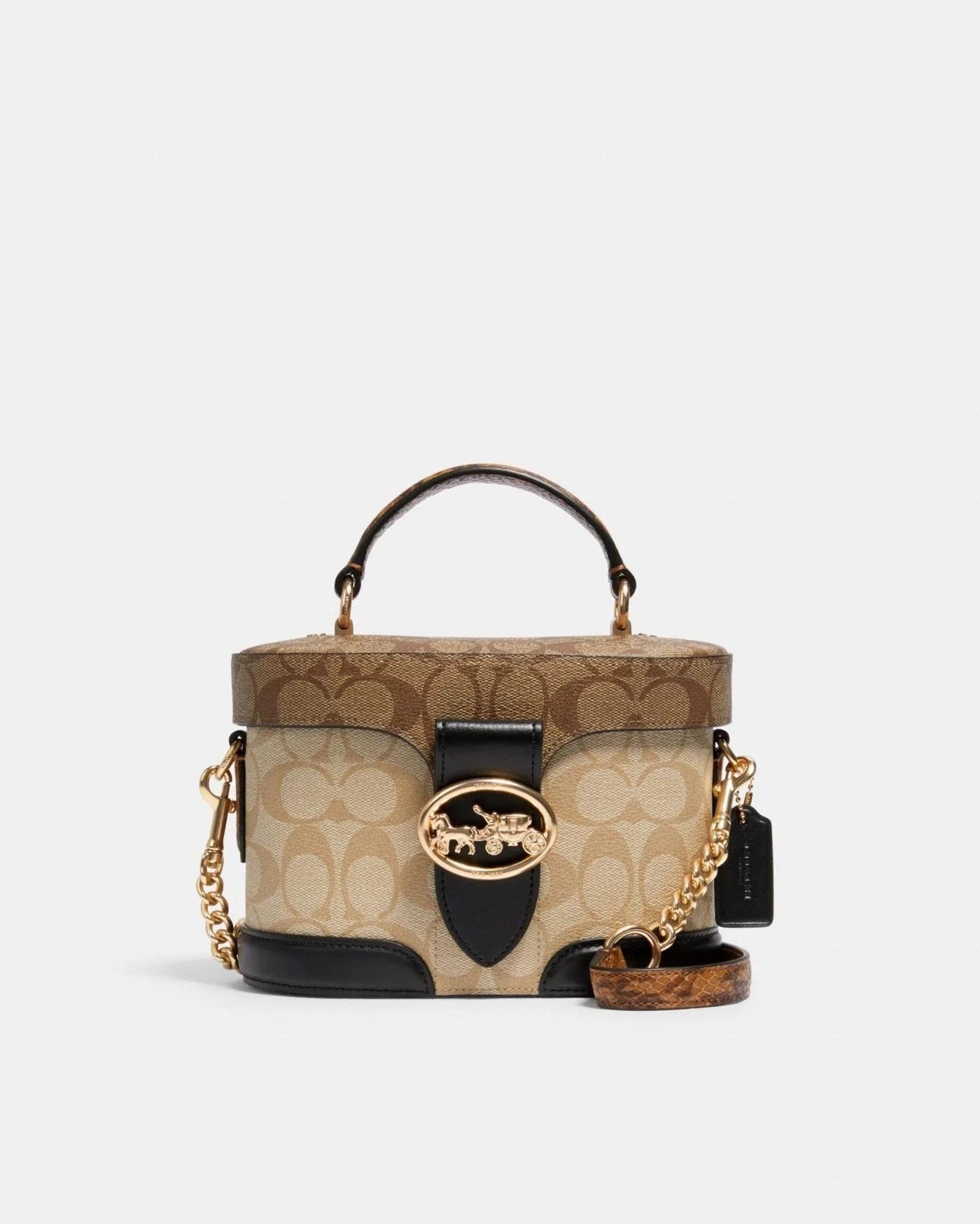 Coach Georgie Gem Crossbody In Blocked Signature Canvas-20254503