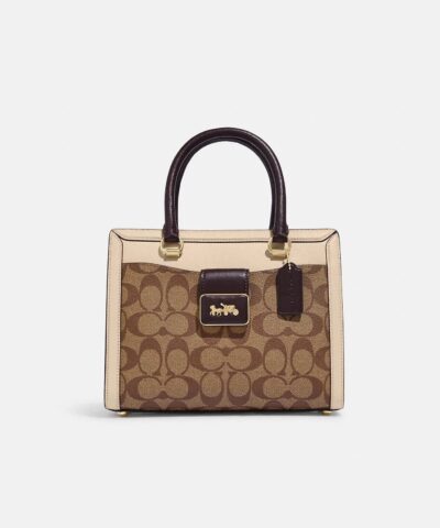 Coach Grace Carryall In Signature Canvas-20236617
