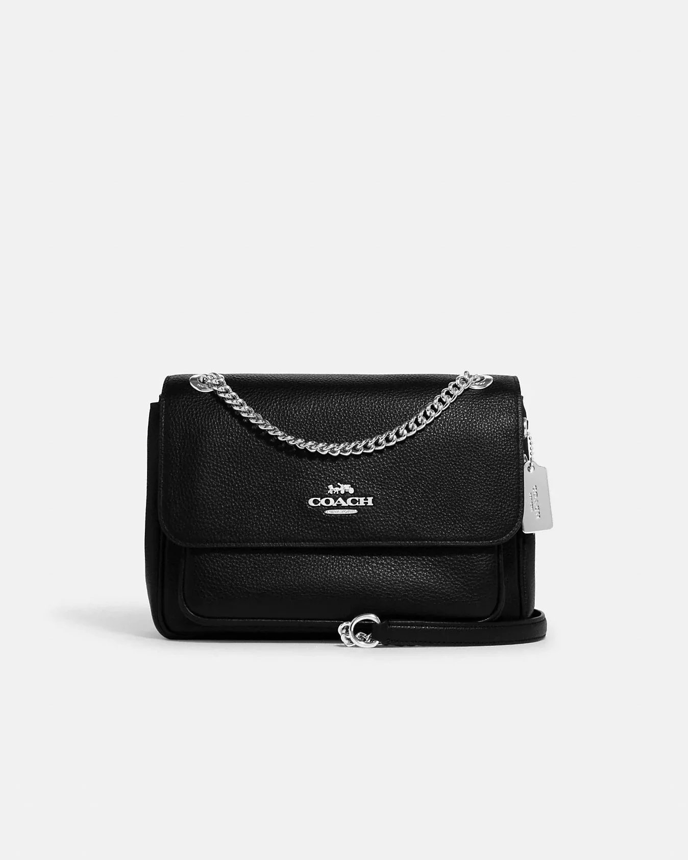 Coach Klare Crossbody 25 In Silver/Black-20236609