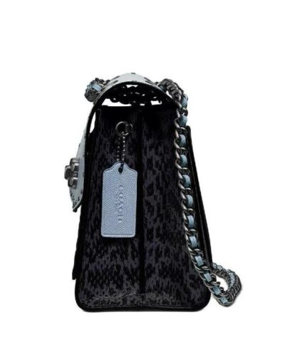 Coach Parker Shoulder Bag In Signature Leather With Rivets 20224154 2