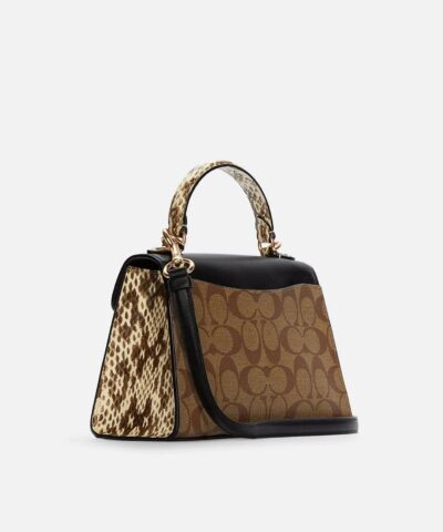 Coach Pepper Satchel In Signature Canvas 20243274 2