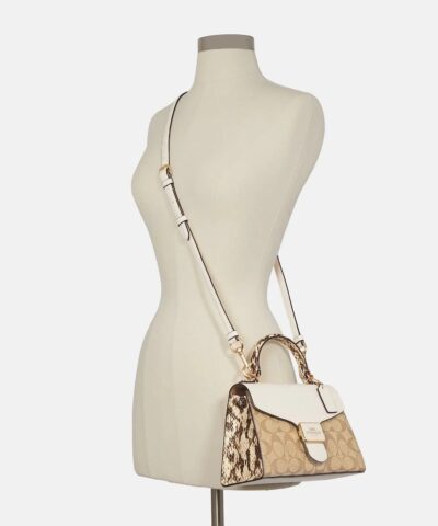 Coach Pepper Satchel In Signature Canvas 20243274 5