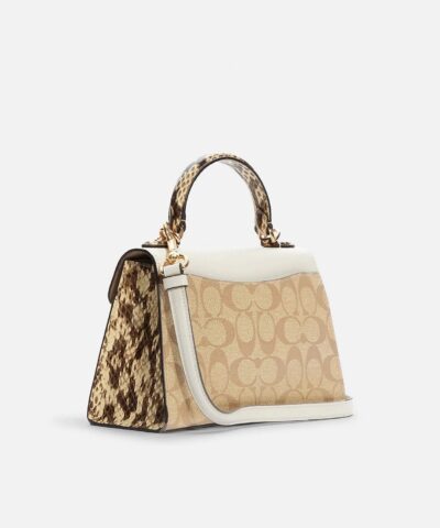 Coach Pepper Satchel In Signature Canvas 20243274 6