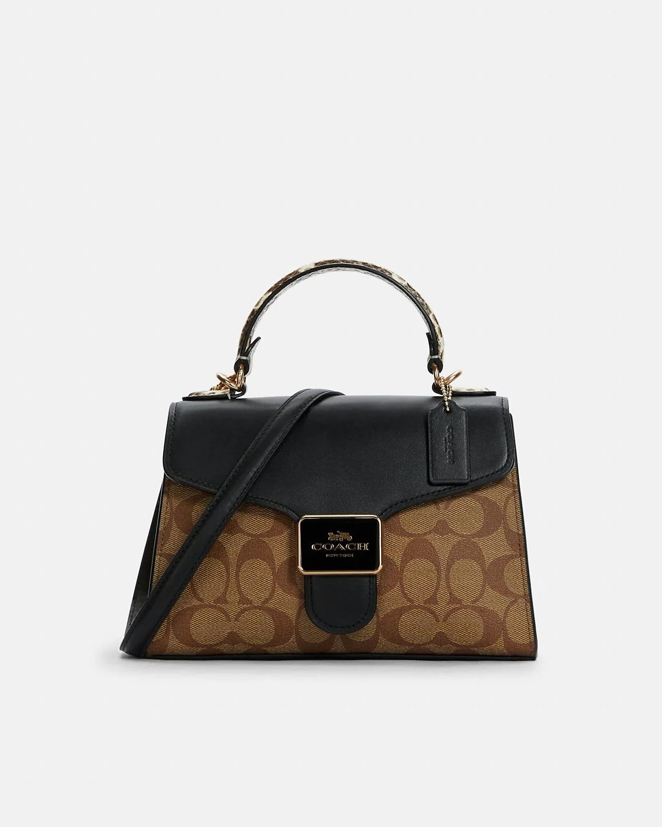 Coach Pepper Satchel In Signature Canvas-20243274