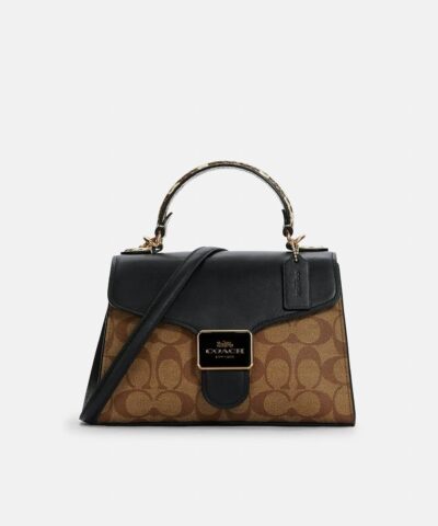 Coach Pepper Satchel In Signature Canvas-20243275
