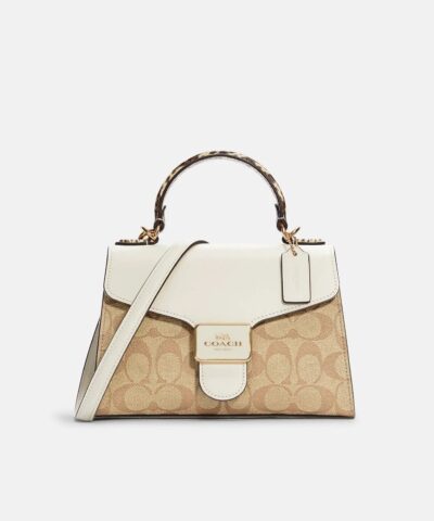 Coach Pepper Satchel In Signature Canvas-20243277