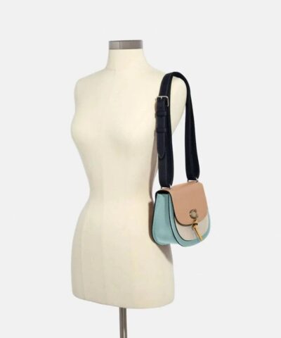 Coach Remi Saddle Bag In Colorblock 20253394 3