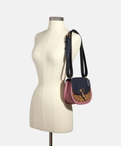 Coach Remi Saddle Bag In Colorblock Signature Canvas 20253388 3