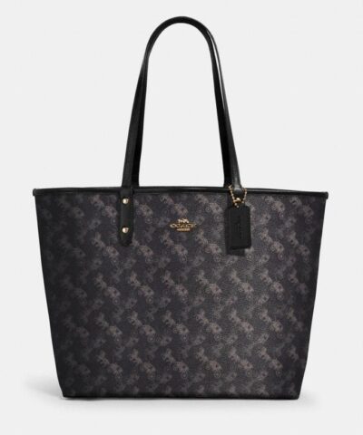 Coach Reversible City Tote With Horse And Carriage Print-20254494