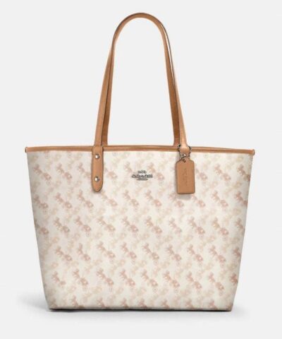 Coach Reversible City Tote With Horse And Carriage Print-20254497