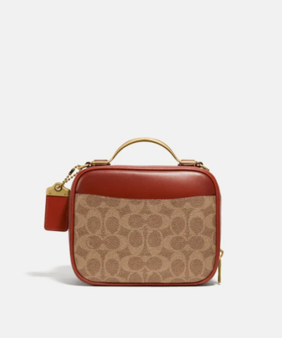 Coach Riley Lunchbox Bag In Colorblock Signature Canvas 20257390 3