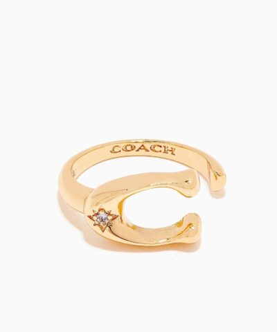 Alternative view of Coach Signature Ring