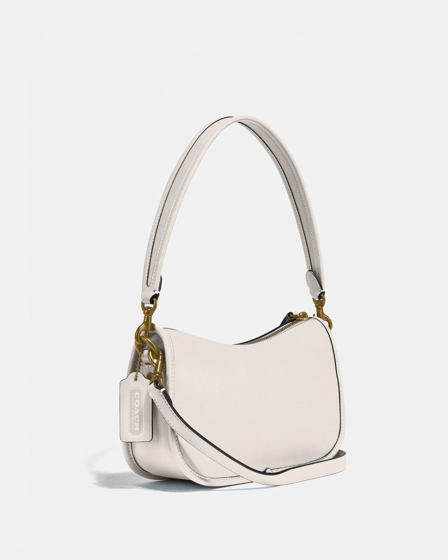 Alternative view of Coach Swinger Bag, Brass/Chalk