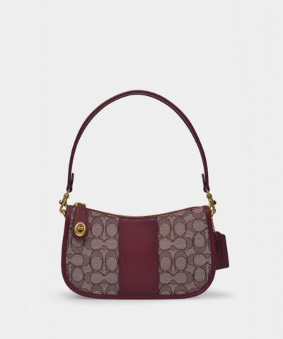 Coach Swinger Bag In Signature Jacquard-20253317