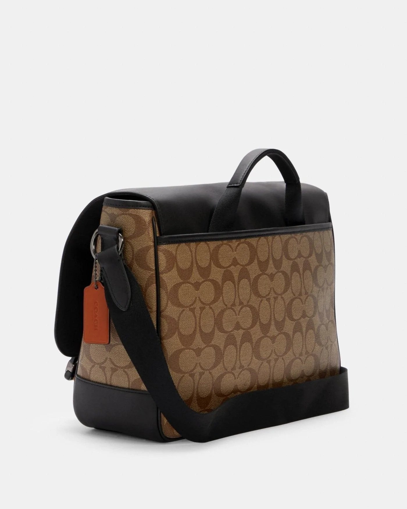 Alternative view of Coach Track Messenger In Colorblock Signature Canvas
