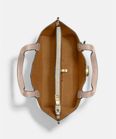 Coach Willow Tote 24 In Colorblock - Image 4