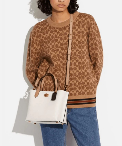 Coach Willow Tote 24 In Colorblock - Image 5