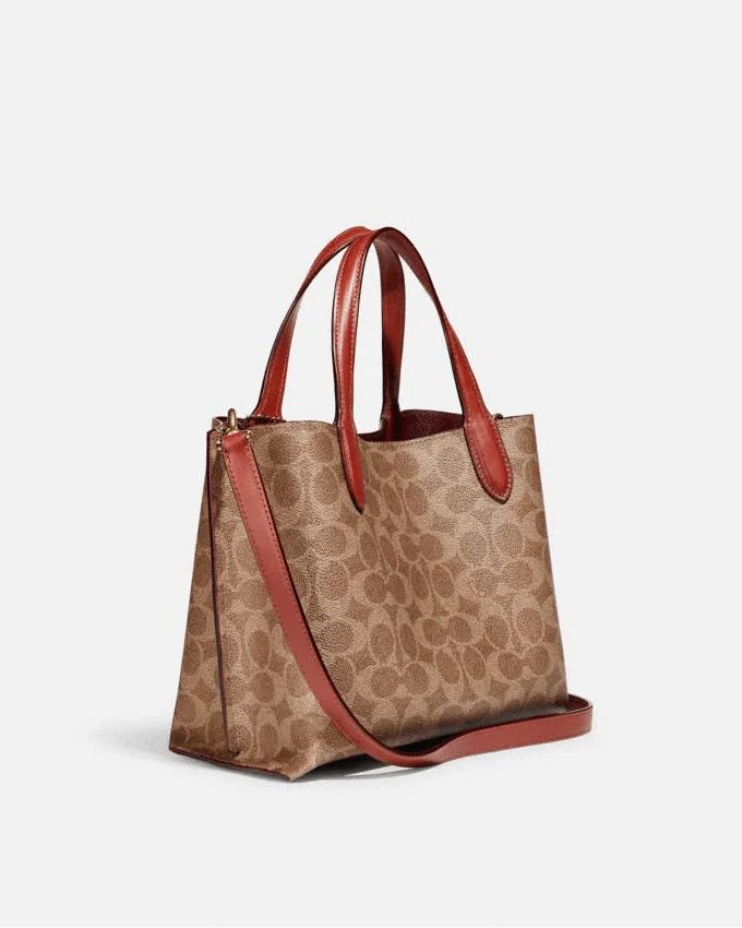 Alternative view of Coach Willow Tote 24 In Signature Canvas