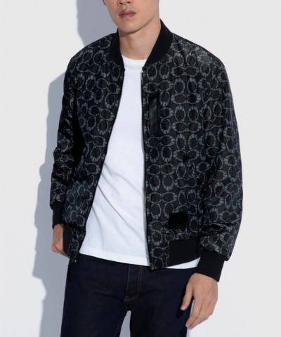 Coach X Michael B. Jordan Mummified Signature Reversible Leather Ma 1 Jacket 20238851 1