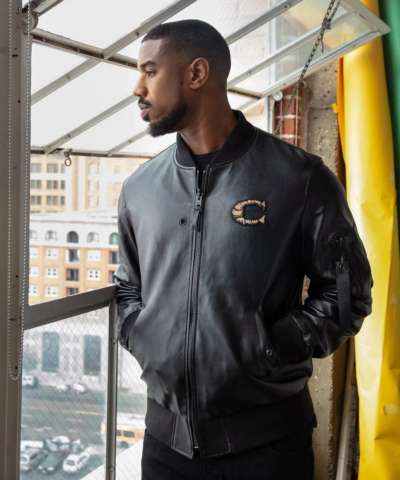 Coach X Michael B. Jordan Mummified Signature Reversible Leather Ma 1 Jacket 20238851 4