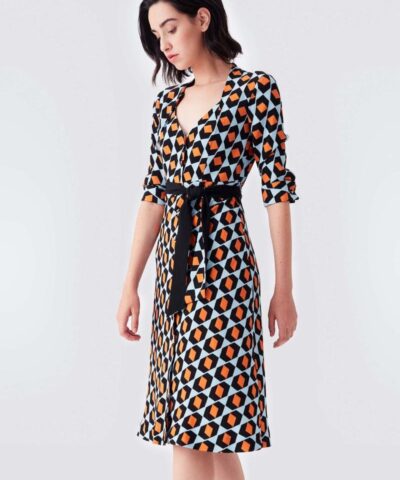 DVF Judith Crepe Belted Shirt Dress 20240386 2