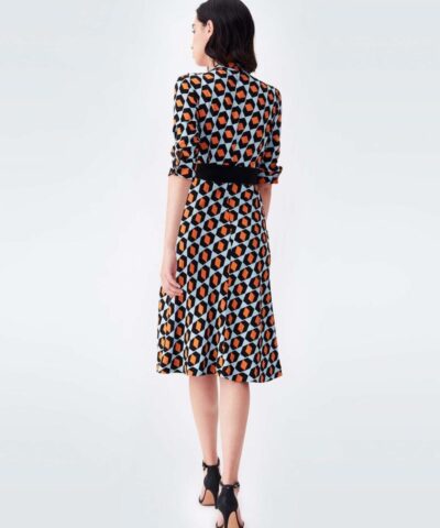 DVF Judith Crepe Belted Shirt Dress 20240386 3