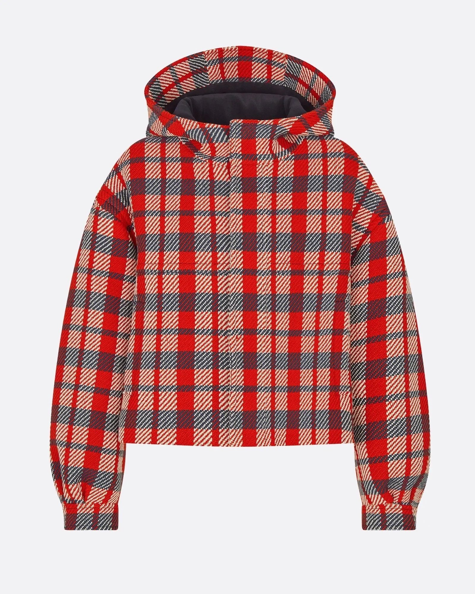 Alternative view of Dior Check'n'Dior Cotton and Wool Hooded Blouson