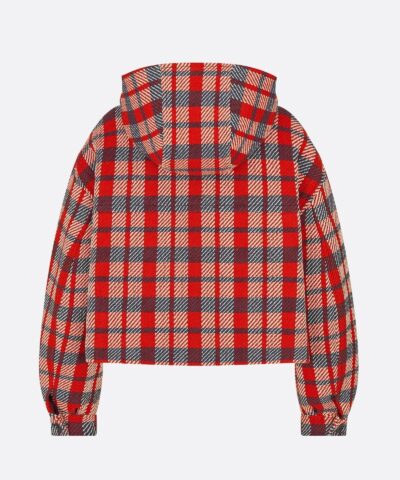 Dior ChecknDior Cotton and Wool Hooded Blouson 20249243 2