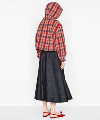 Dior ChecknDior Cotton and Wool Hooded Blouson 20249243 4
